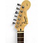 Used 2007 Squier Affinity Stratocaster Black and White Solid Body Electric Guitar