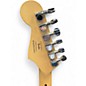Used 2007 Squier Affinity Stratocaster Black and White Solid Body Electric Guitar