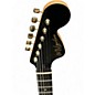 Used Mv Guitars J CUSTOM Black and Gold Hollow Body Electric Guitar