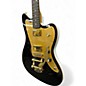 Used Mv Guitars J CUSTOM Black and Gold Hollow Body Electric Guitar