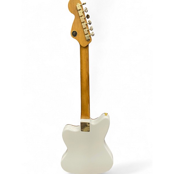 Used Mv Guitars J CUSTOM Black and Gold Hollow Body Electric Guitar