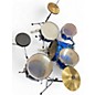 Used Ludwig 5 Piece Accent CS Blue Drum Kit