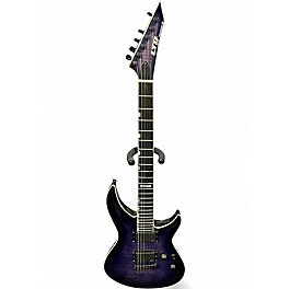Used ESP LTD Elite Horizon III Trans Purple Solid Body Electric Guitar