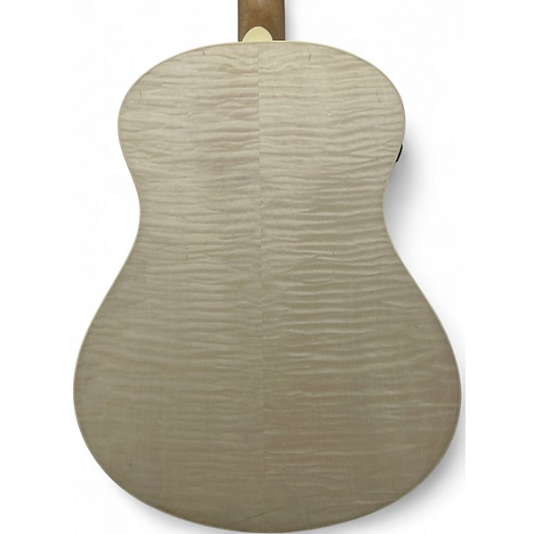 Used Ibanez AAM370E White Acoustic Electric Guitar