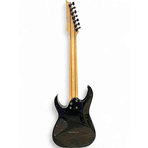 Used Ibanez RG7321 7 String Black Solid Body Electric Guitar