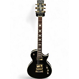 Used Harley Benton SC Custom Black Solid Body Electric Guitar