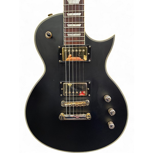 Used Harley Benton SC Custom Black Solid Body Electric Guitar