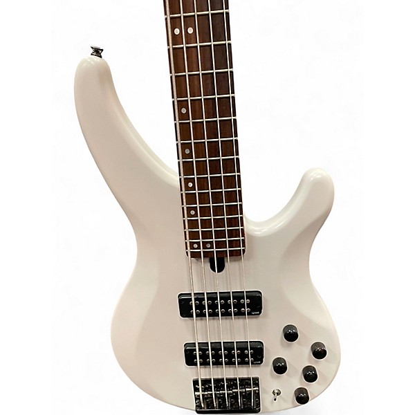 Used Yamaha TRBX505 Polar White Electric Bass Guitar