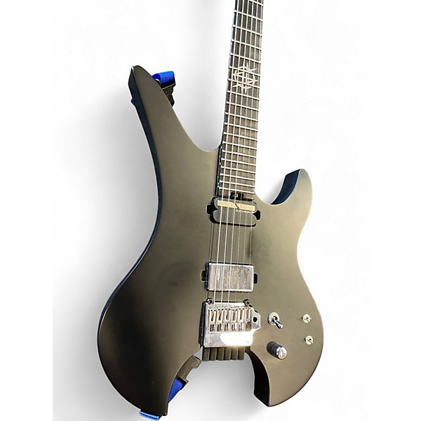Used Schecter Guitar Research Synyster Gates Custom-6 TR-S Headless Signature Black Solid Body Electric Guitar
