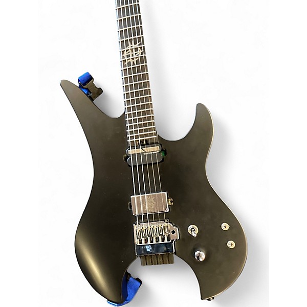Used Schecter Guitar Research Synyster Gates Custom-6 TR-S Headless Signature Black Solid Body Electric Guitar