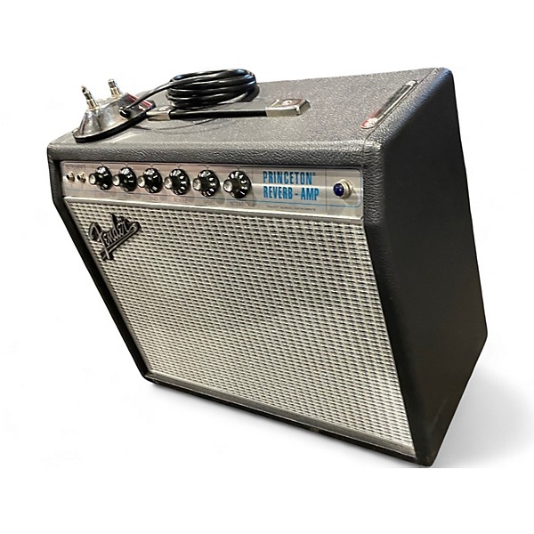 Used Fender 1968 Custom Princeton Reverb 12W 1x10 Tube Guitar Combo Amp