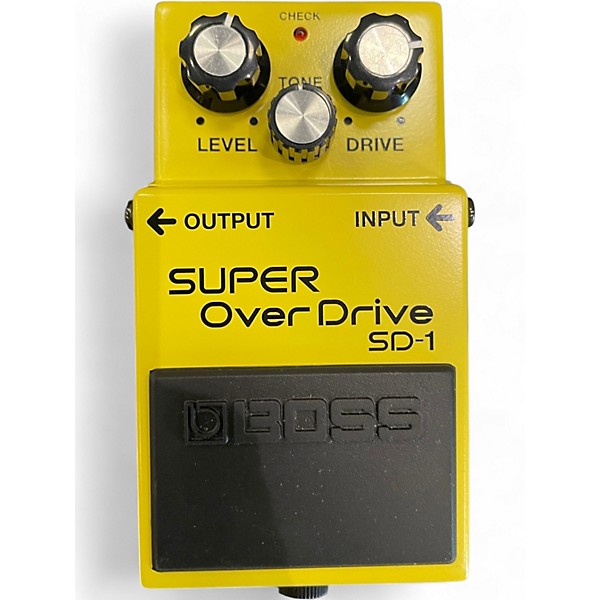 Used BOSS SD1 Super Overdrive Effect Pedal