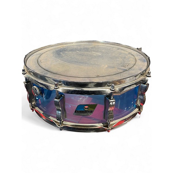 Used Ludwig 5 Piece Vistalite Blue Drum Kit