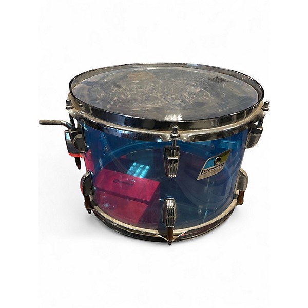 Used Ludwig 5 Piece Vistalite Blue Drum Kit