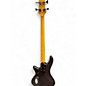 Used Schecter Guitar Research Stiletto Extreme 4 String Trans Crimson Red Electric Bass Guitar