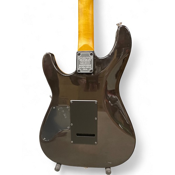 Used Schecter Guitar Research California Classic Charcoal Burst Solid Body Electric Guitar
