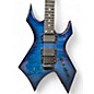 Used B.C. Rich NJ Series Warlock Blue Solid Body Electric Guitar