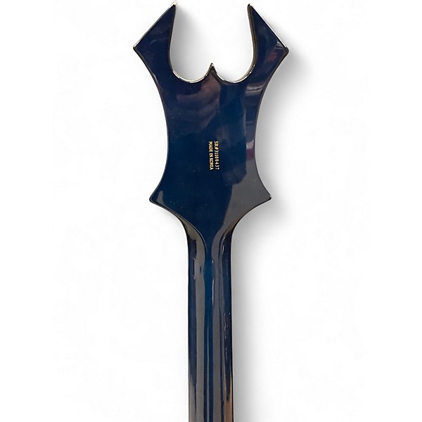 Used B.C. Rich NJ Series Warlock Blue Solid Body Electric Guitar