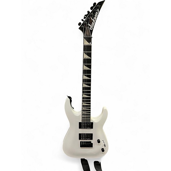 Used Jackson DINKY JS 22 Pearl White Solid Body Electric Guitar