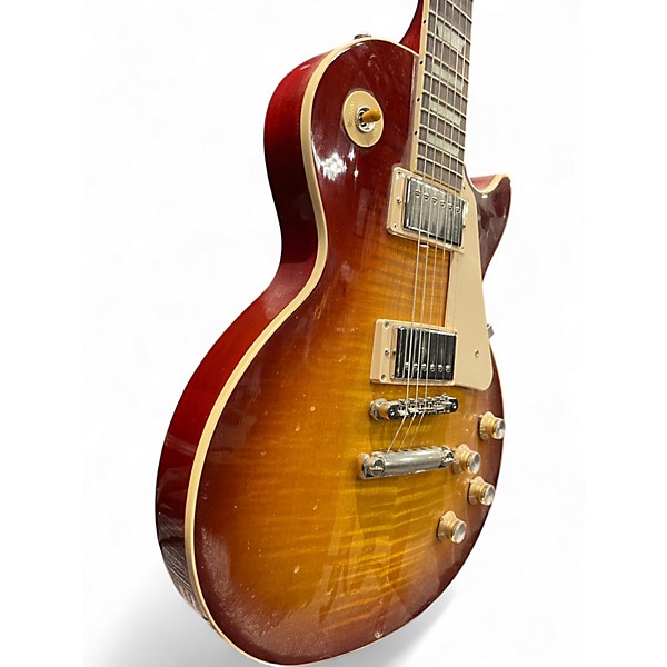 Used Gibson Les Paul Standard 1960S Neck 3 Color Sunburst Solid Body Electric Guitar
