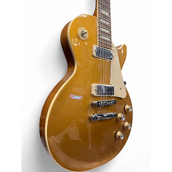 Used Gibson Les Paul Deluxe '70s Gold Top Solid Body Electric Guitar
