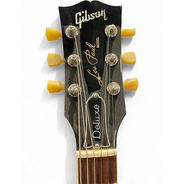 Used Gibson Les Paul Deluxe '70s Gold Top Solid Body Electric Guitar