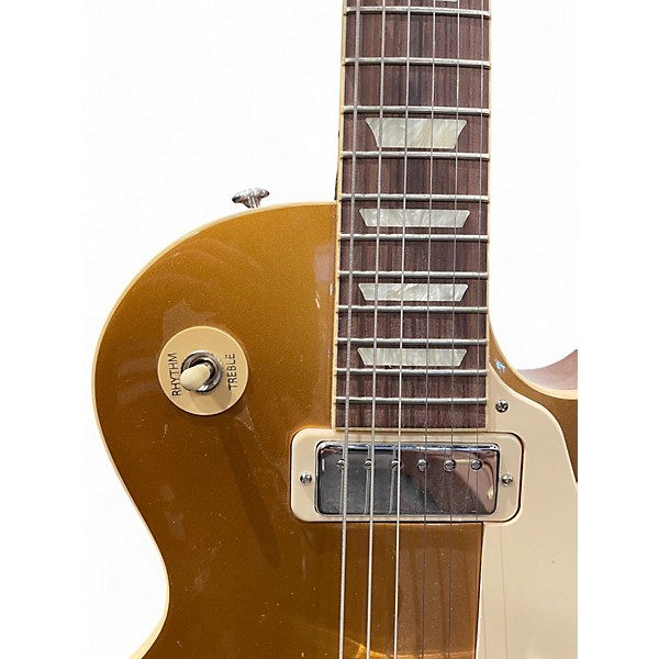 Used Gibson Les Paul Deluxe '70s Gold Top Solid Body Electric Guitar