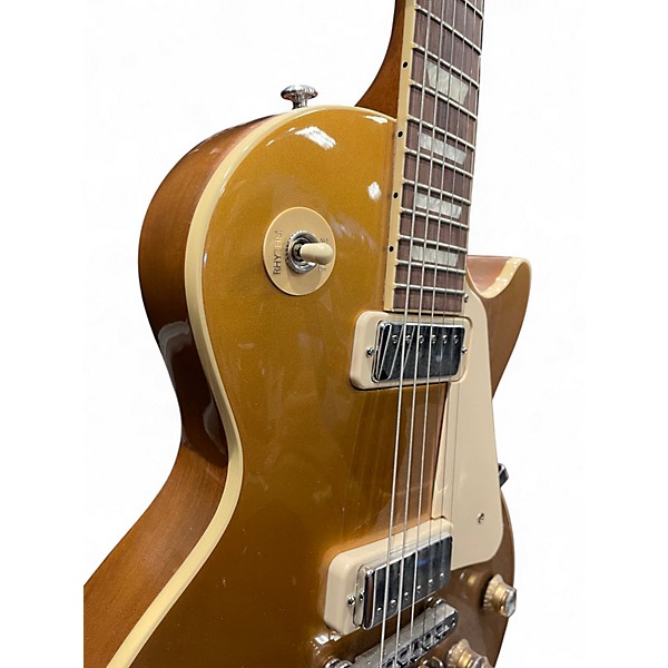 Used Gibson Les Paul Deluxe '70s Gold Top Solid Body Electric Guitar