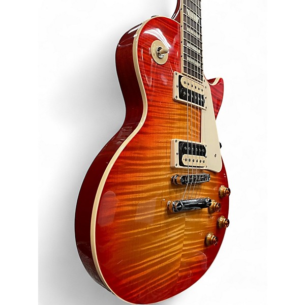 Used Gibson Les Paul Traditional PRO V Flame Top Washed Cherry Burst Solid Body Electric Guitar