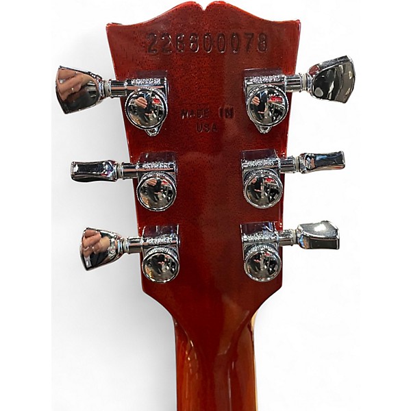 Used Gibson Les Paul Traditional PRO V Flame Top Washed Cherry Burst Solid Body Electric Guitar