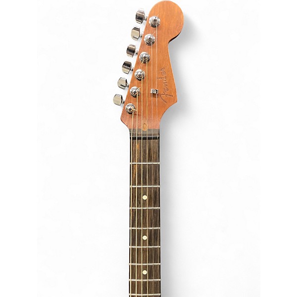 Used Fender american acoustisonic stratocaster Natural Acoustic Electric Guitar