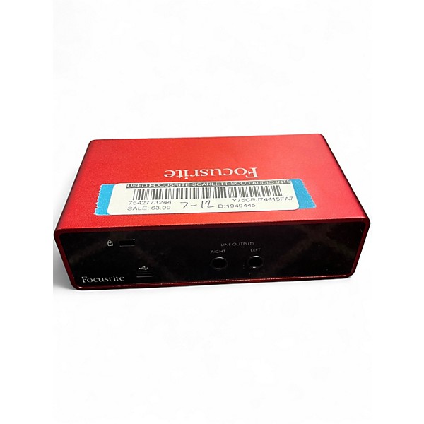 Used Focusrite Scarlett Solo Audio Interface