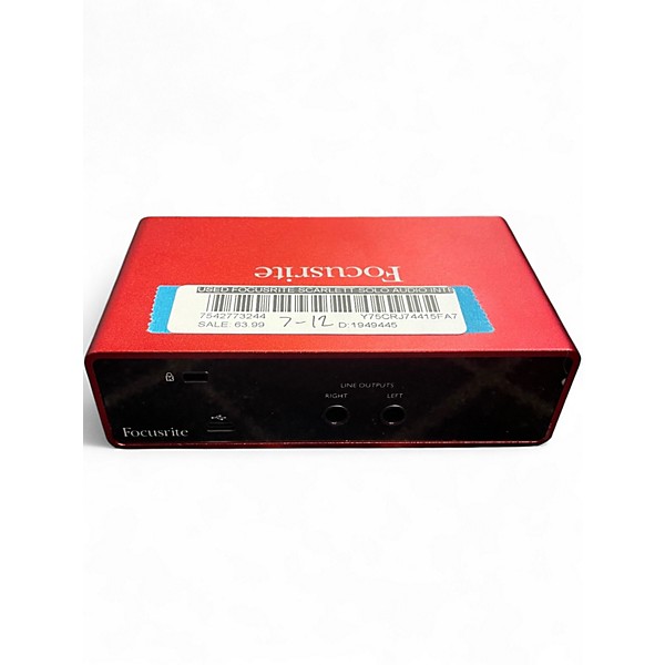Used Focusrite Scarlett Solo Audio Interface