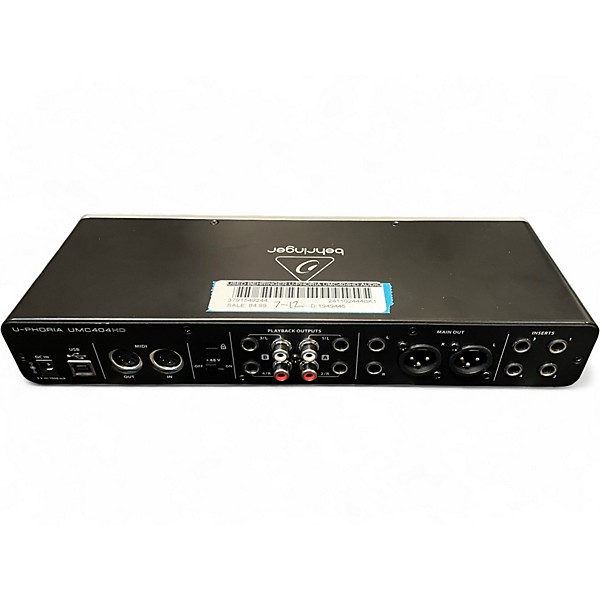 Used Behringer U-Phoria UMC404HD Audio Interface