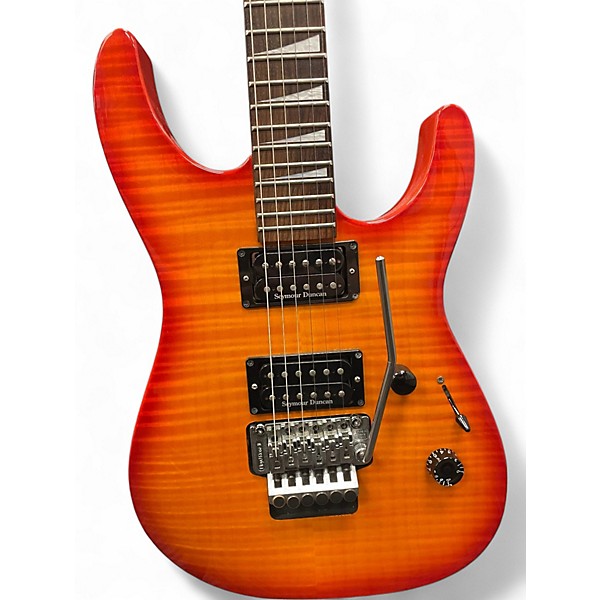 Used Jackson DX10 Dinky Sunburst Solid Body Electric Guitar