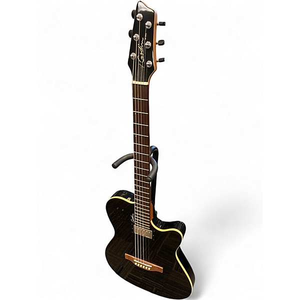 Used Godin A6 Ultra Black Acoustic Electric Guitar