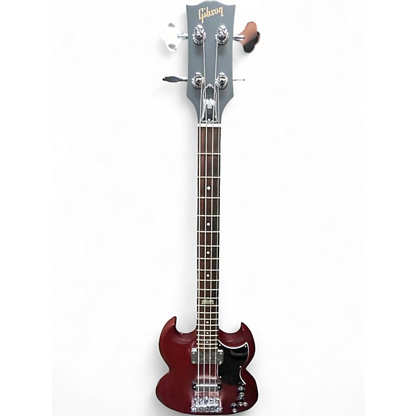 Used Gibson SG Bass Red Electric Bass Guitar