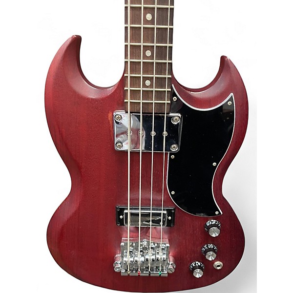 Used Gibson SG Bass Red Electric Bass Guitar