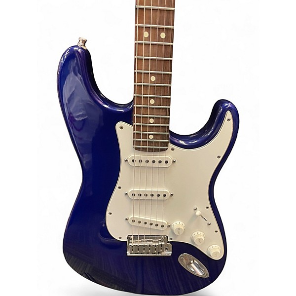 Vintage 1993 Fender Standard Stratocaster Blue Solid Body Electric Guitar