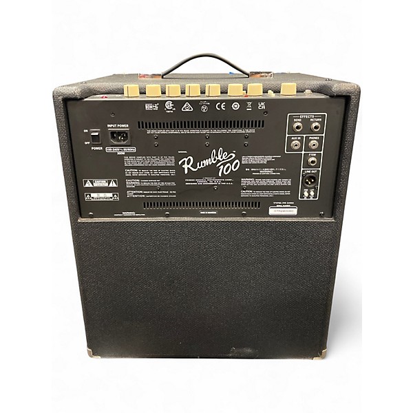 Used Fender Rumble 100 1x15 100W Bass Combo Amp