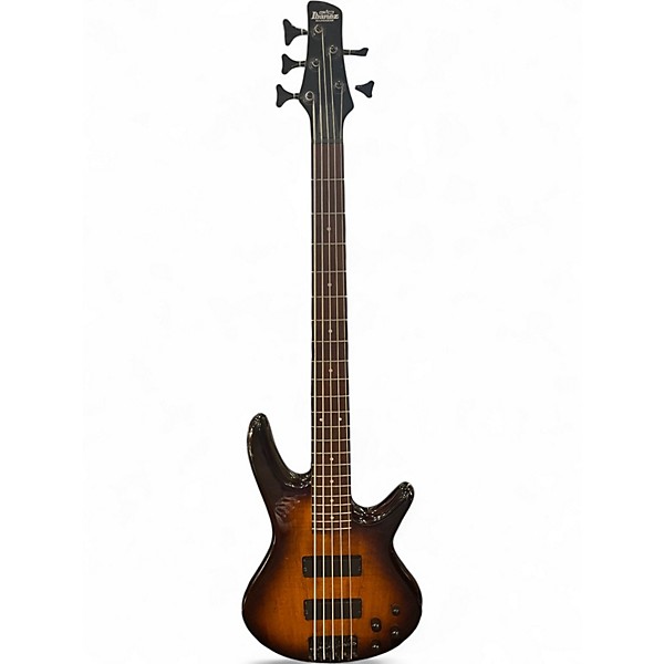 Used Ibanez GSR205 5 String Tobacco Burst Electric Bass Guitar