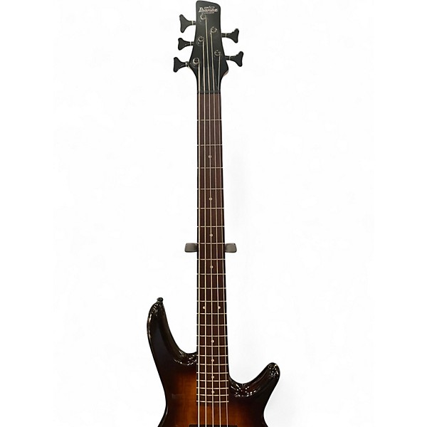 Used Ibanez GSR205 5 String Tobacco Burst Electric Bass Guitar