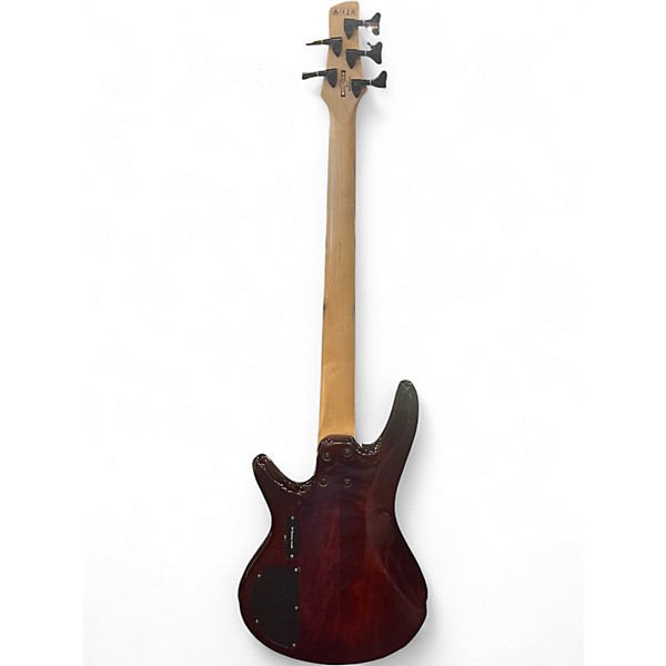 Used Ibanez GSR205 5 String Tobacco Burst Electric Bass Guitar