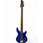 Used Squier MB-4 Blue Electric Bass Guitar thumbnail
