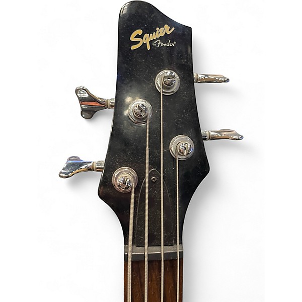 Used Squier MB-4 Blue Electric Bass Guitar