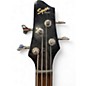 Used Squier MB-4 Blue Electric Bass Guitar