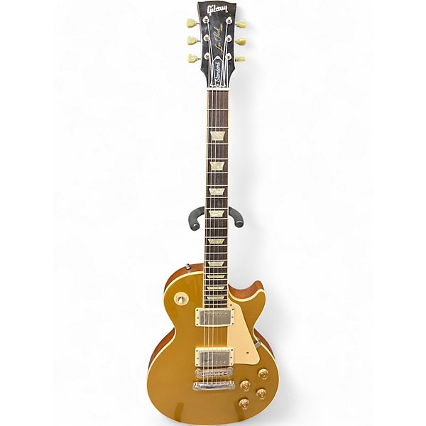 Used 2005 Gibson Les Paul Standard Gold Top Solid Body Electric Guitar