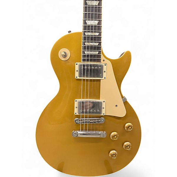 Used 2005 Gibson Les Paul Standard Gold Top Solid Body Electric Guitar