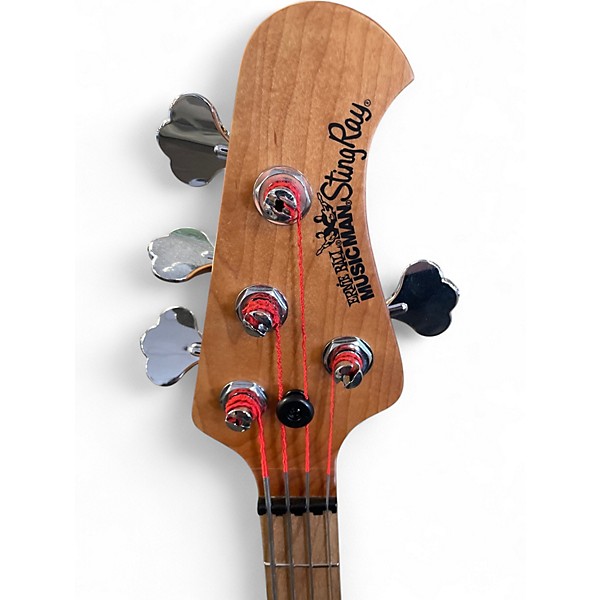 Used Ernie Ball Music Man SHORT SCALE STINGRAY Blue Electric Bass Guitar