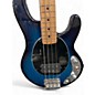 Used Ernie Ball Music Man SHORT SCALE STINGRAY Blue Electric Bass Guitar